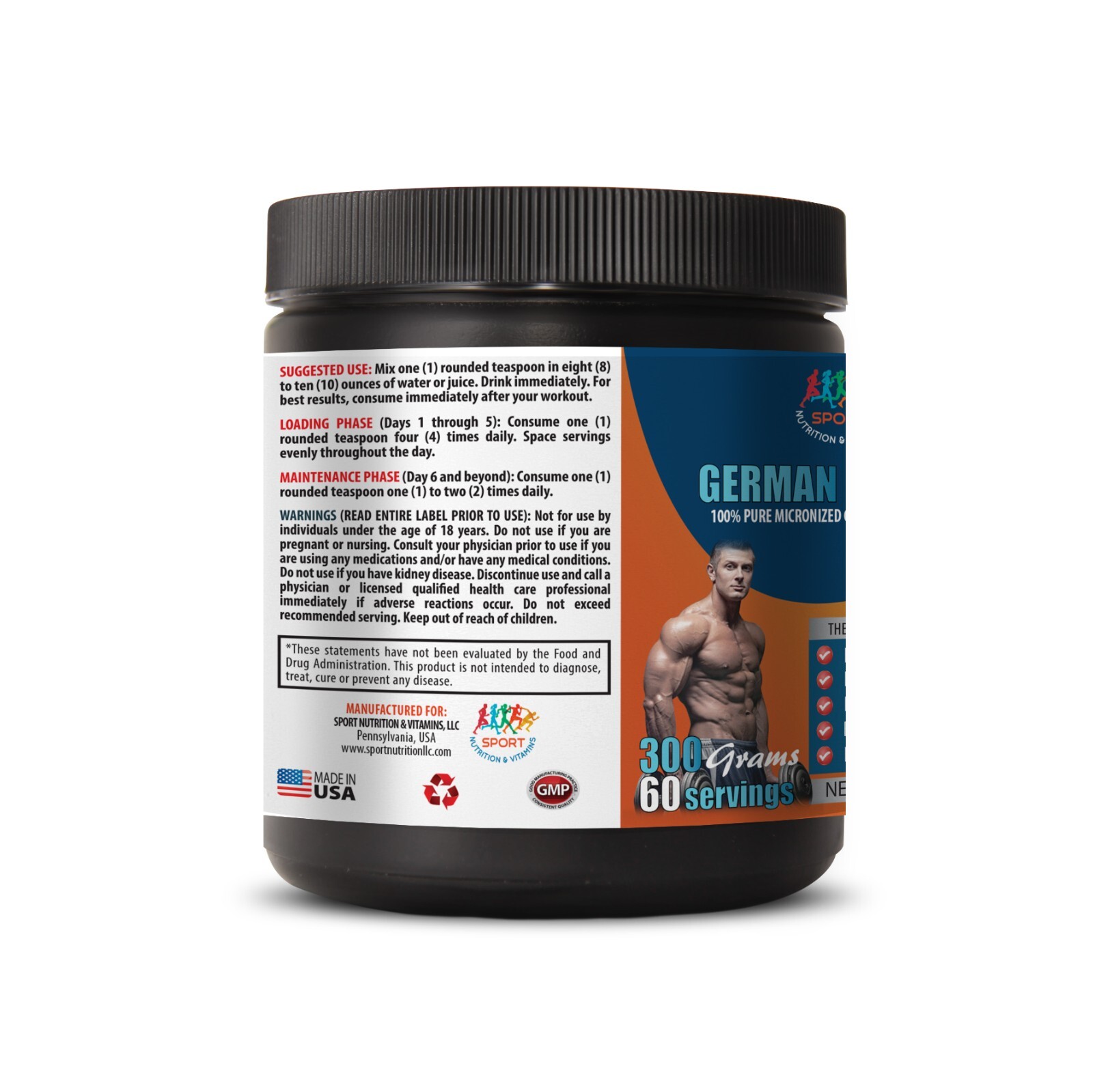weight gain creatine – MICRONIZED CREATINE 300g – energy and endurance 2