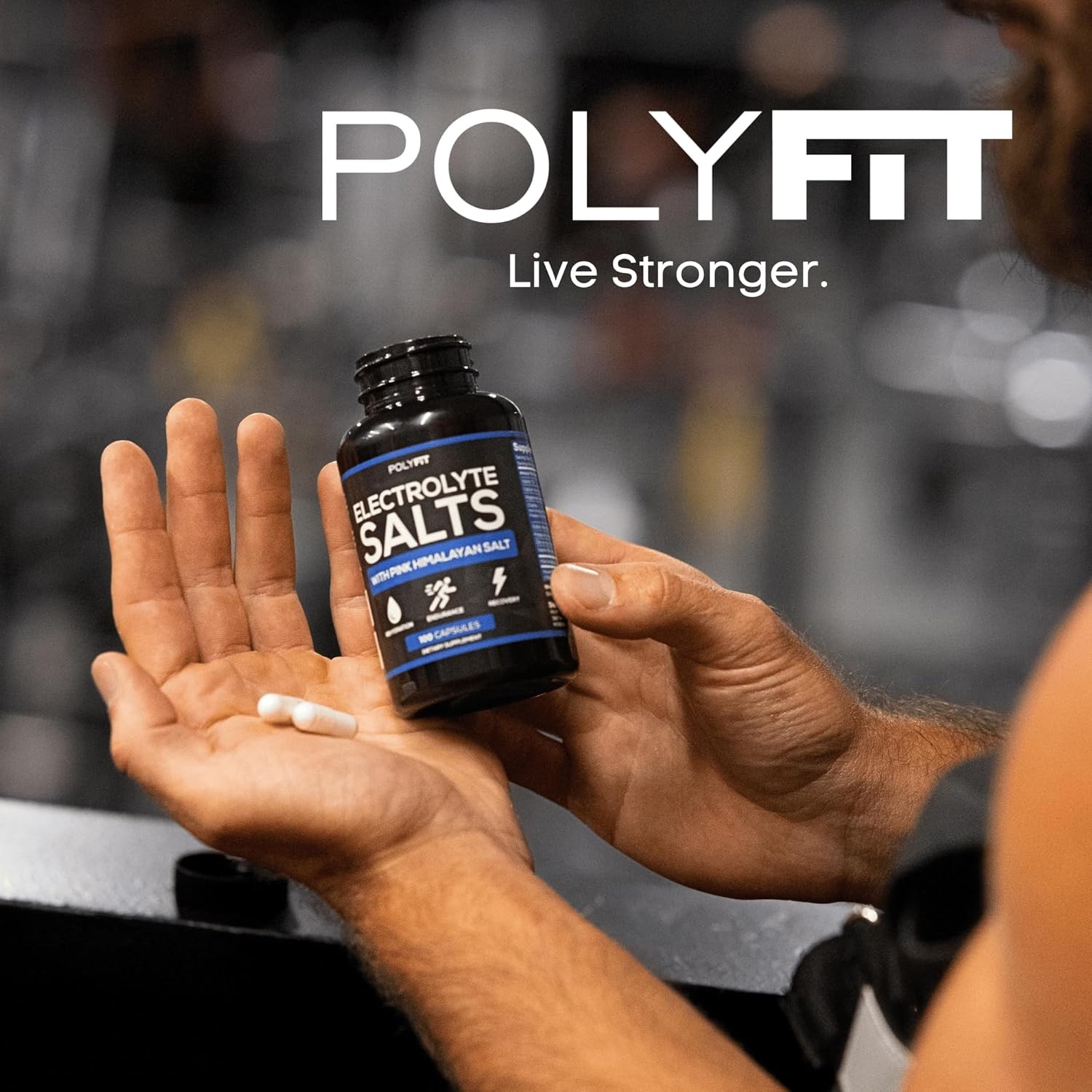 Electrolyte Salt Tablets – 100 Pills – Electrolytes Replacement Supplement for R