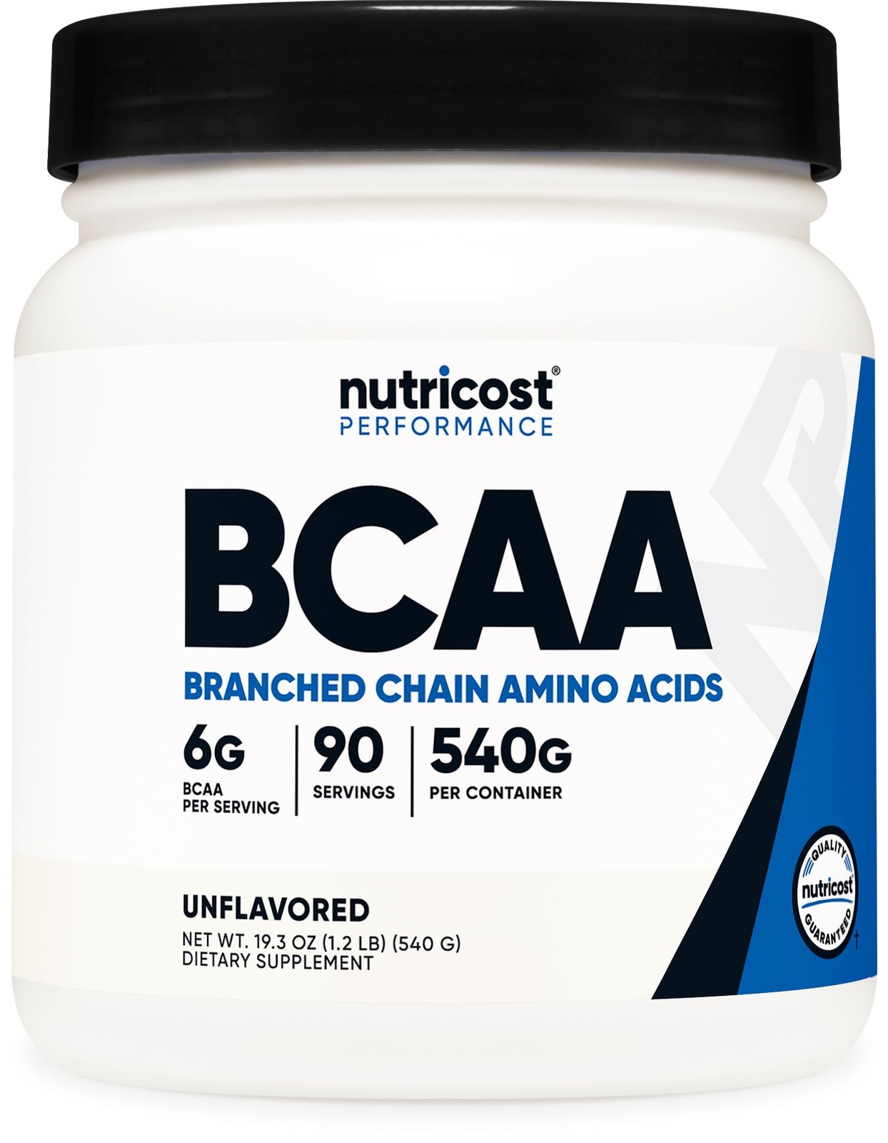 Nutricost BCAA Powder 2:1:1 (90 Servings, No 1.2 Pound (Pack of 1), Red
