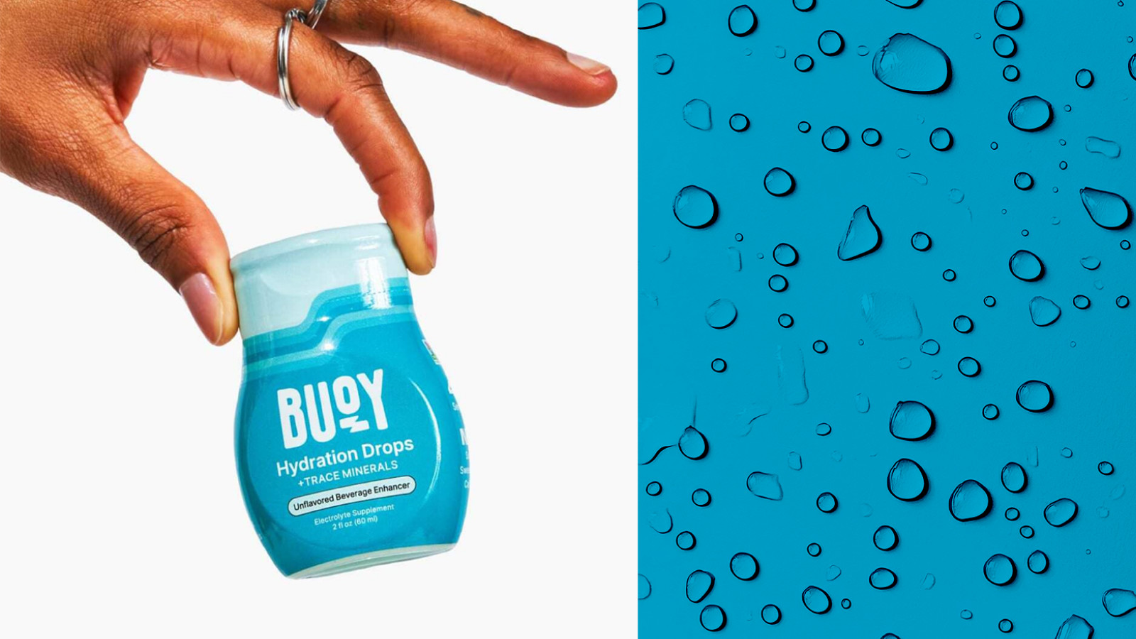 Buoy Hydration Drops + Trace Minerals, Unflavored 2 fl oz, EXP 12/31/2026