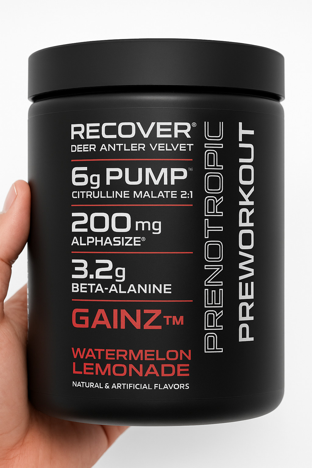 Bucked Up | Woke AF | Pre-Workout | Watermelon Lemonade | 13.86 oz | 30 Servings