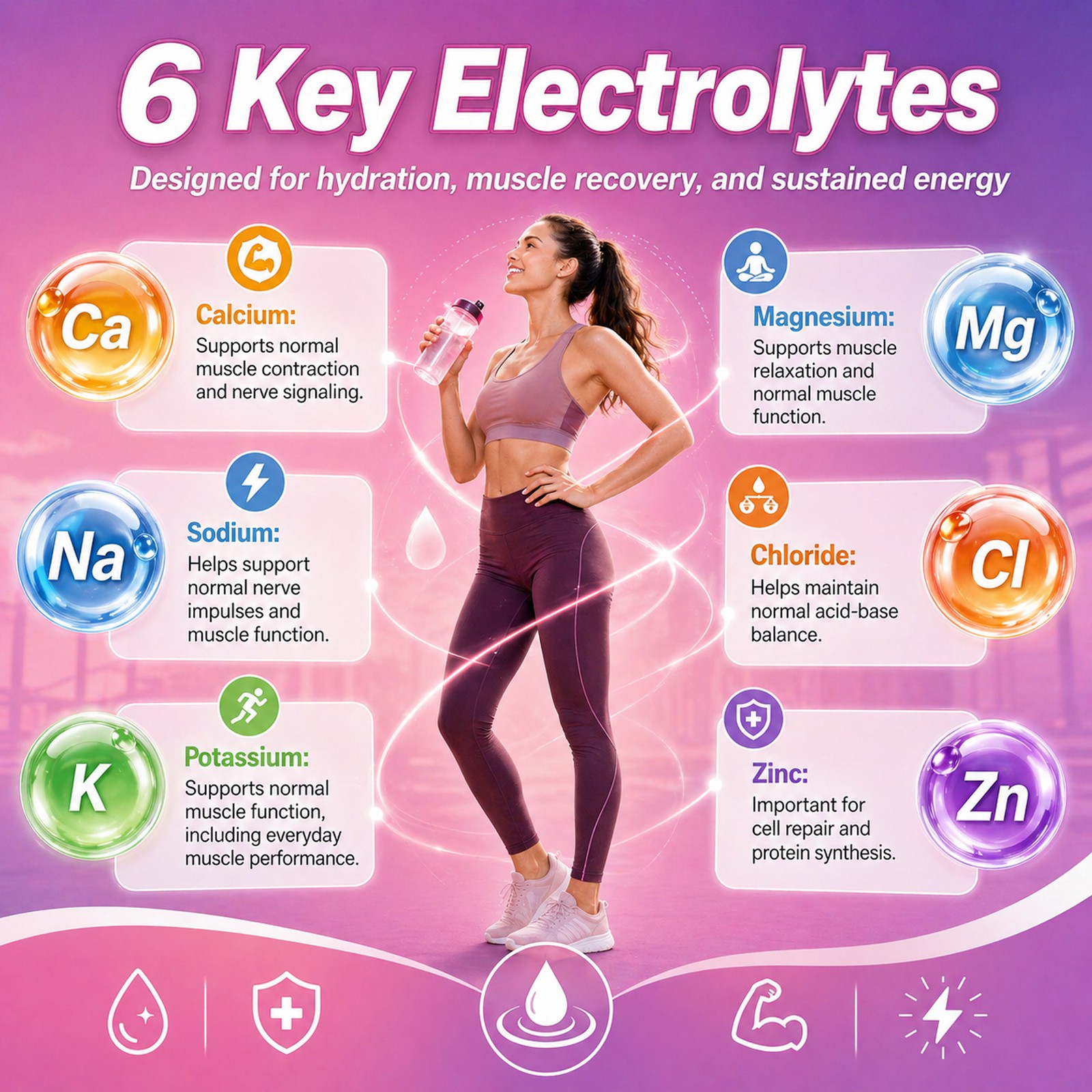 Hydration Mix Sport Drink Powder Sugar Free Essential Electrolyte 20 Sachets