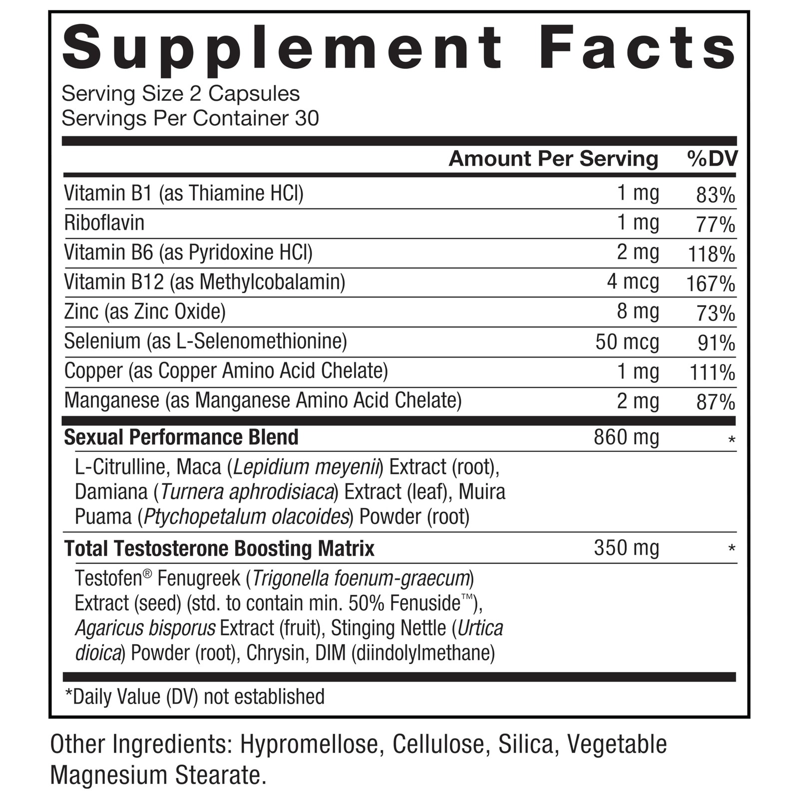 Force Factor Test X180 Alpha Total Testosterone Booster For Men Fenugreek Seed
