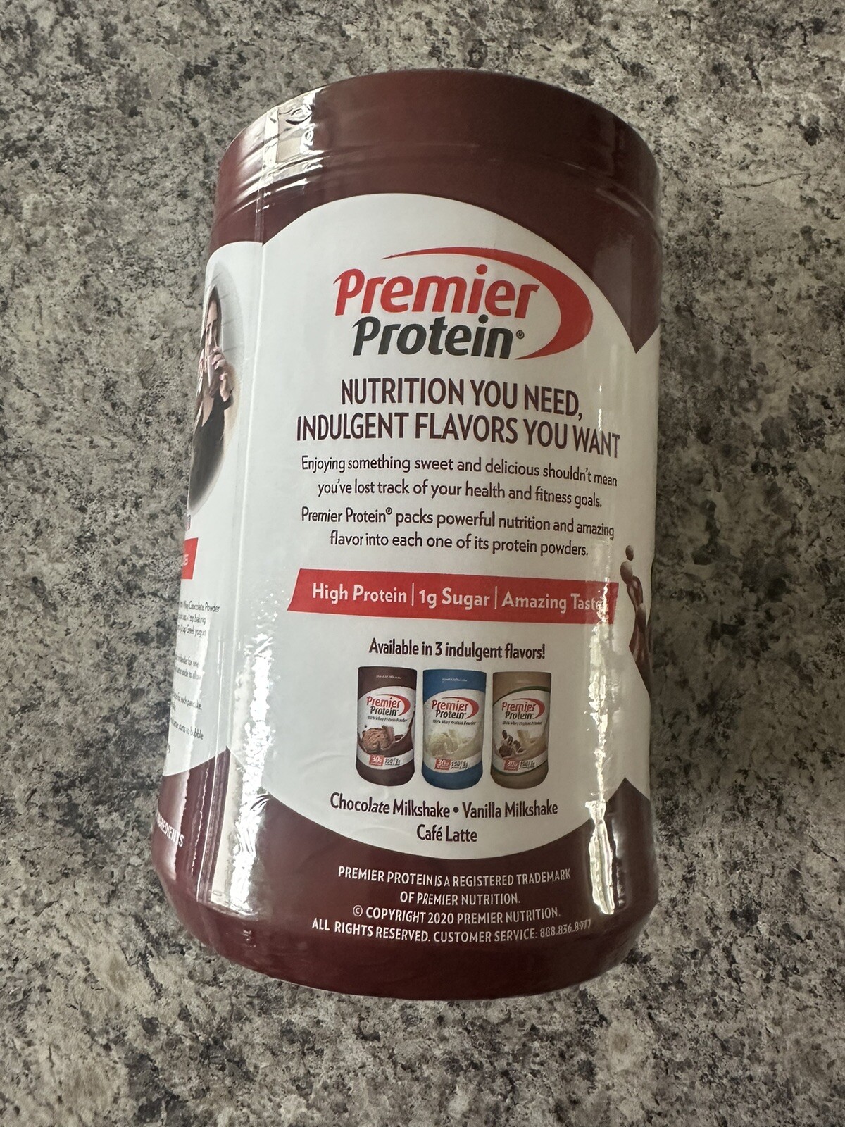 Premier Protein Powder, Chocolate Milkshake, 30g 100% Whey Protein, 24.5 Oz
