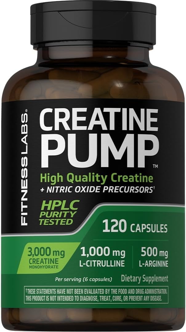 Creatine Capsules | 120 Count | 3000Mg | German Creatine Monohydrate | Creapure