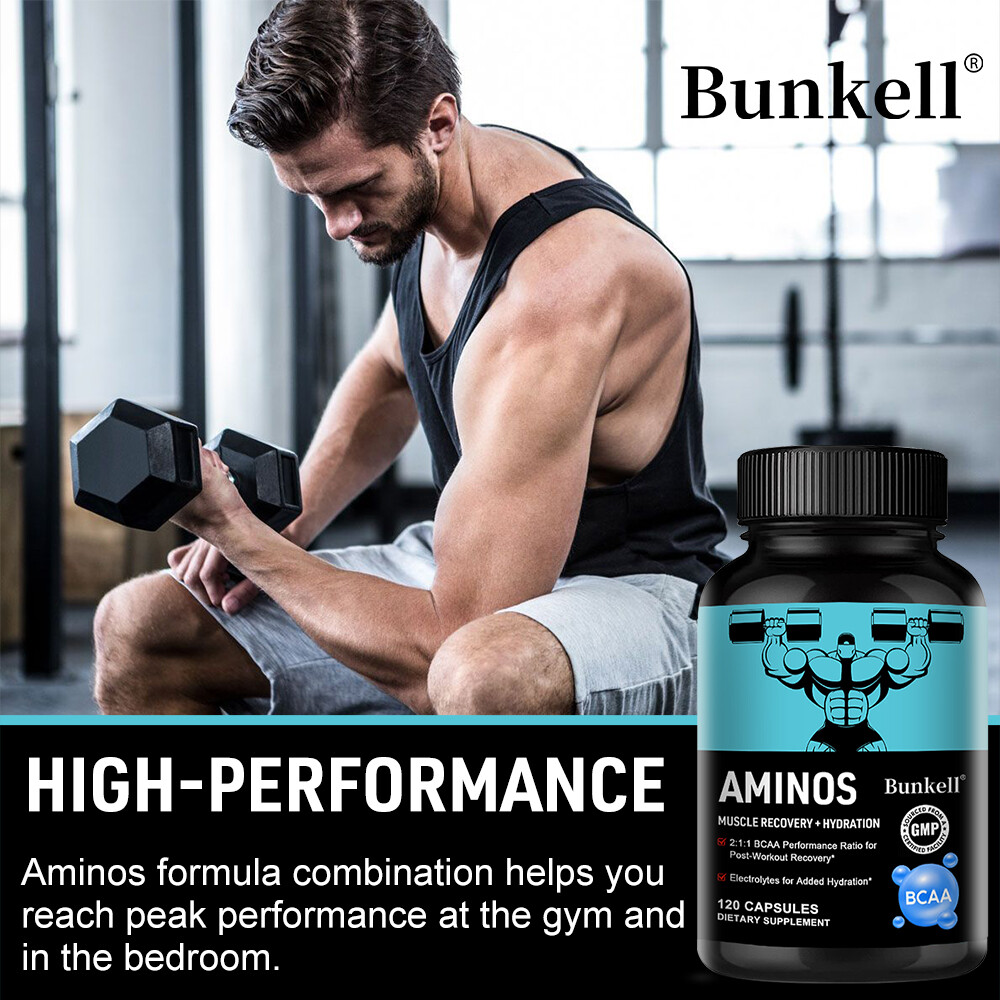 BCAA 5000mg Capsules Increase Energy, Strength and Endurance