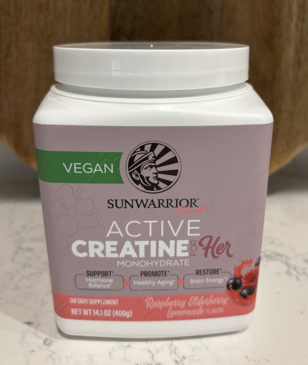 Sunwarrior Creatine for Women Monohydrate Powder Vegan Supplement 14.1 oz NEW