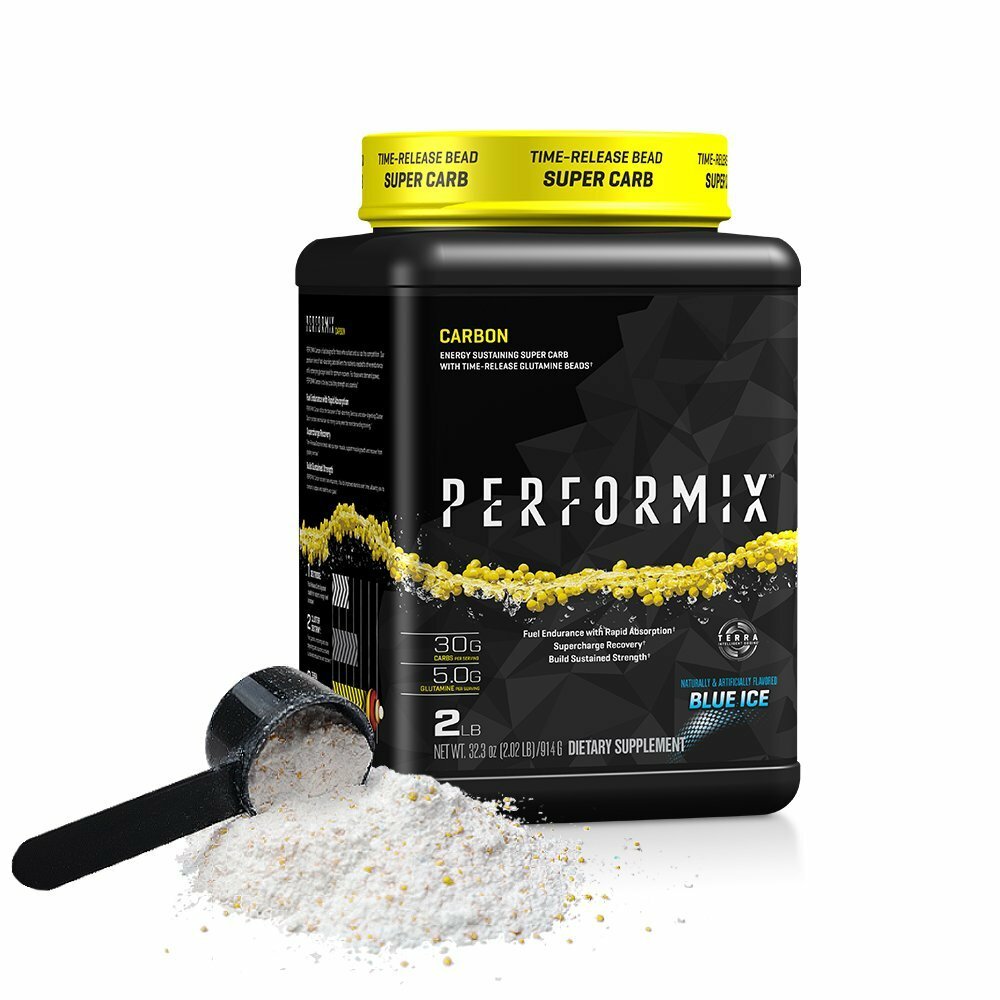 Performix Carbon | Super Carb, Energy Sustaining, TR Glutamine | Blue Ice, 2 lbs