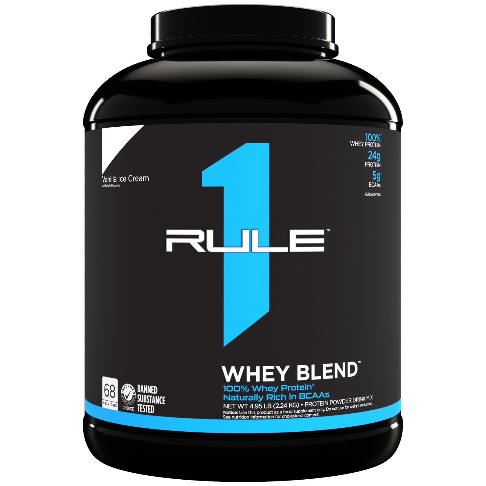 Rule One Proteins R1 Whey Blend – 24g Fast-Acting Whey Protein Concentrates I…