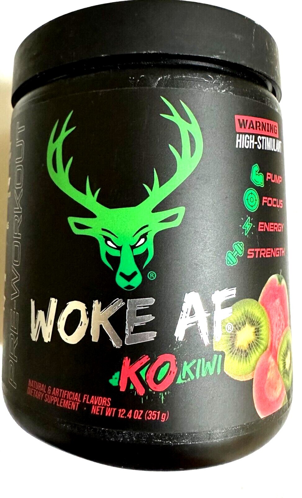 Bucked Up – WOKE AF High STIM Pre-Workout 30 Serving PICK FLAVOR – FREE SHIPPING