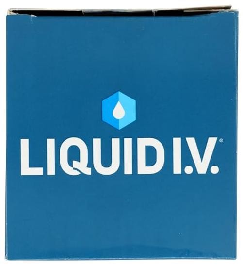 Liquid IV Lemon Lime Hydration Drink Mix 10 Count, 0.56 0.56 Ounce (Pack of 10)