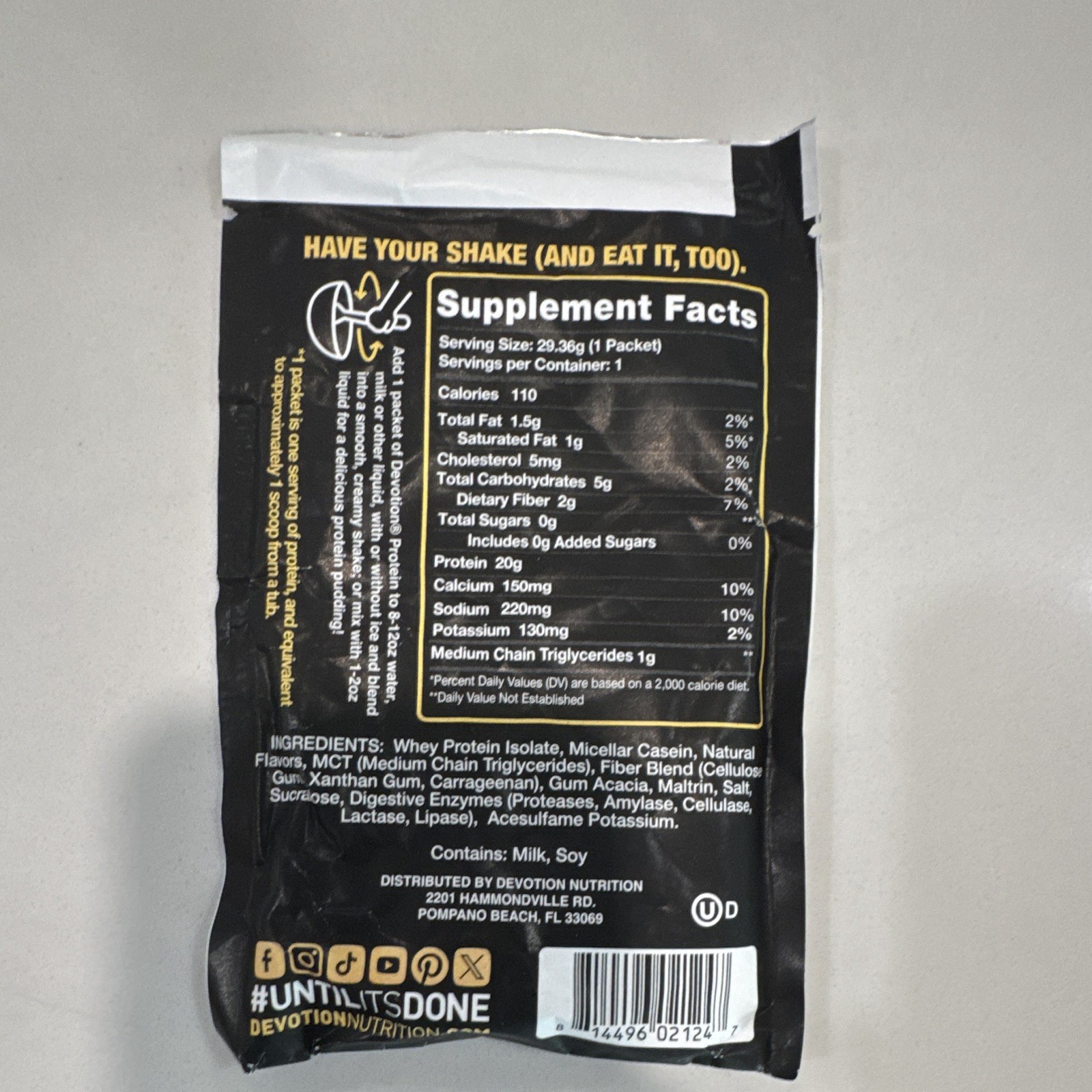 Mixed Brands Assorted Protein Supplement Powder Single-Serve Sample Packets