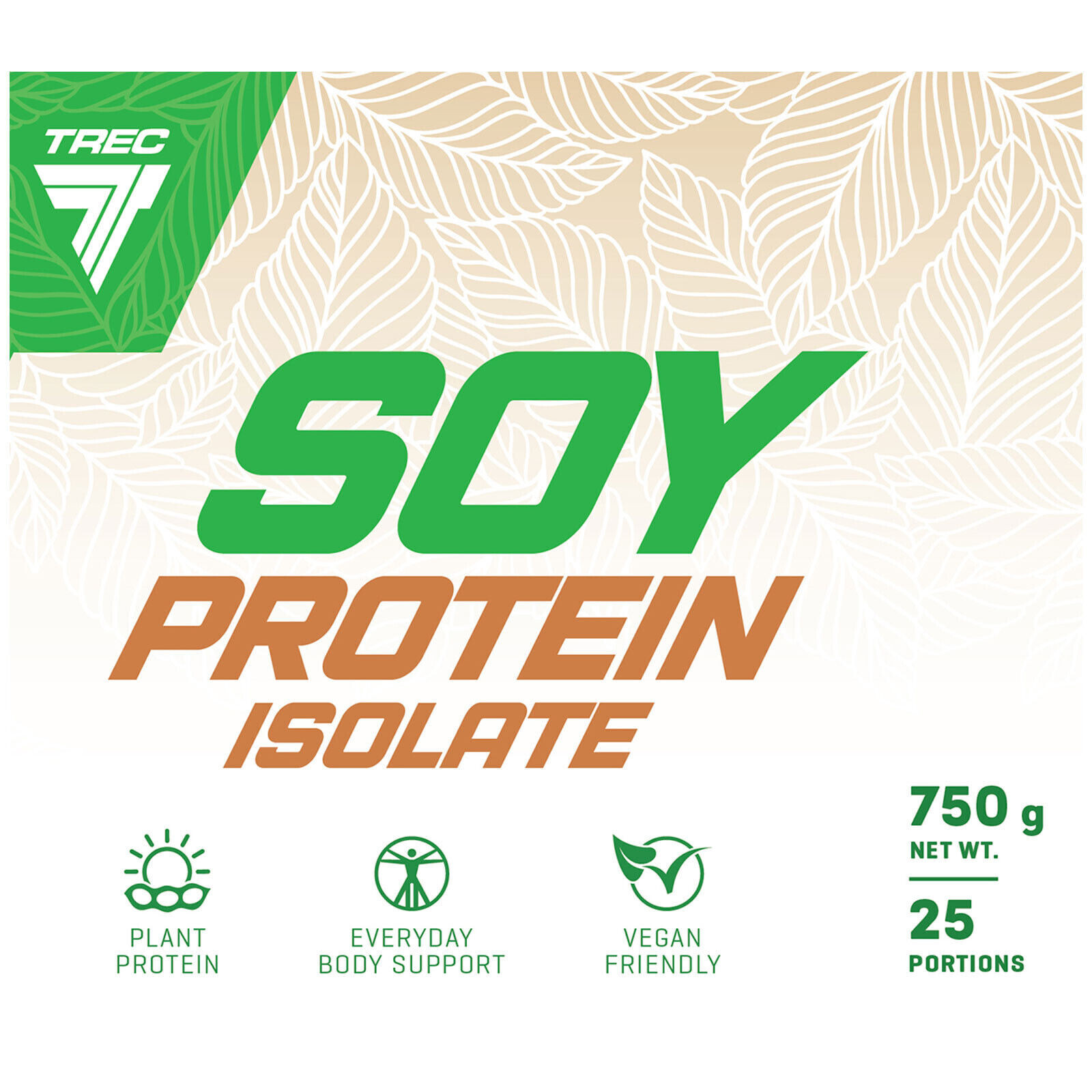 SOY PROTEIN ISOLATE 750 g – 1.65 lb – Vegan – muscle building, recovery, amino