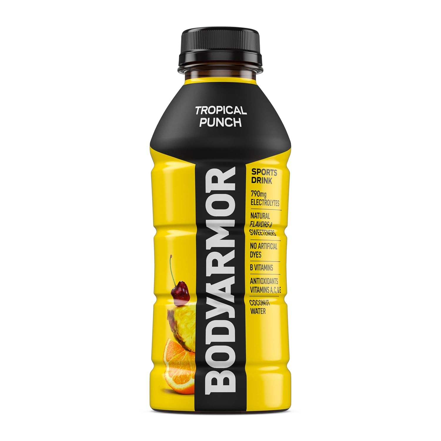 Sports Drink, Tropical Punch, Electrolyte Drink Hydration, 16 Fl Oz Bottles (12