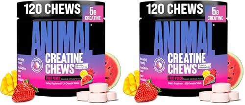 Creatine Monohydrate Chews 5g 120 Tablets Strength Power