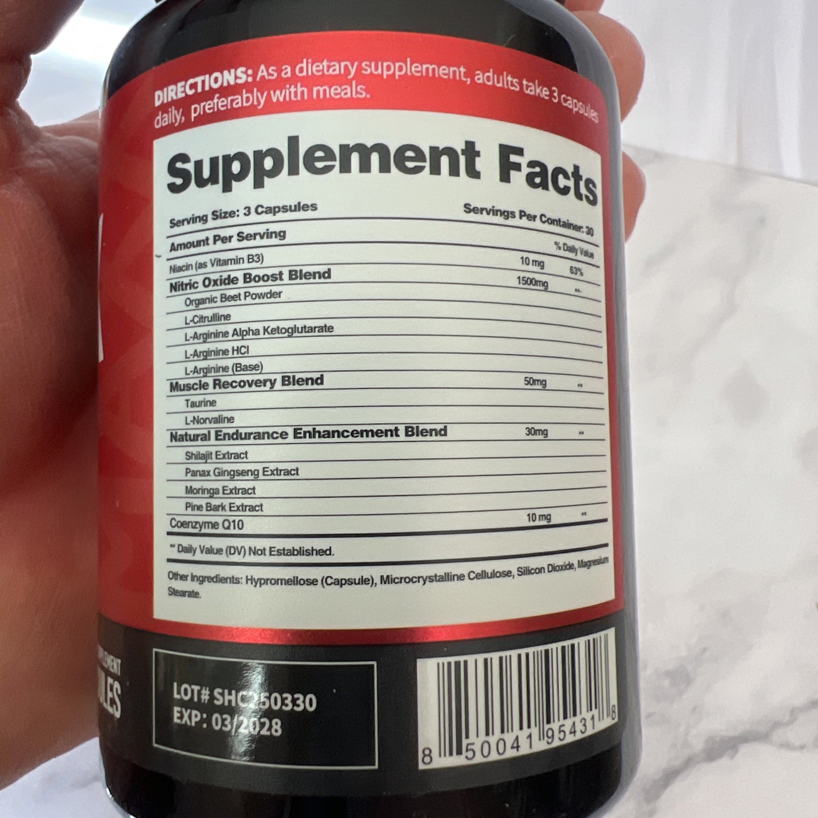 purely MAXX Nitric Oxide Boost 90 Capsules Organic Beet Powder L-Citrulline