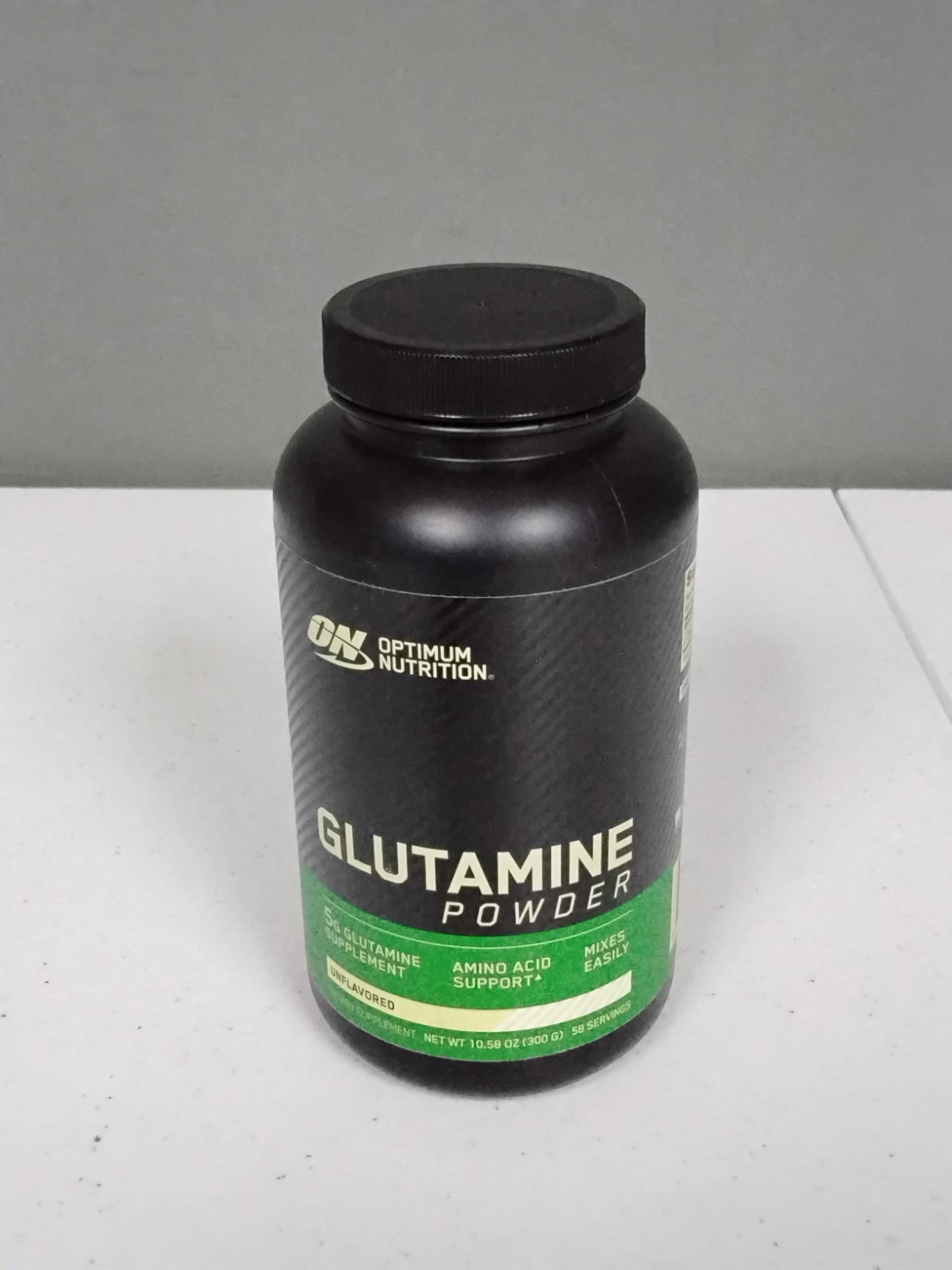 Optimum Nutrition ON Glutamine Powder Unflavored 10.58 oz (300 g) Exp 02/2029
