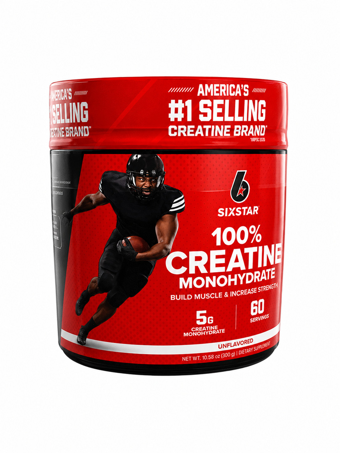 Six Star 100% Creatine Monohydrate Powder 300g Unflavored 60 Servings New Sealed