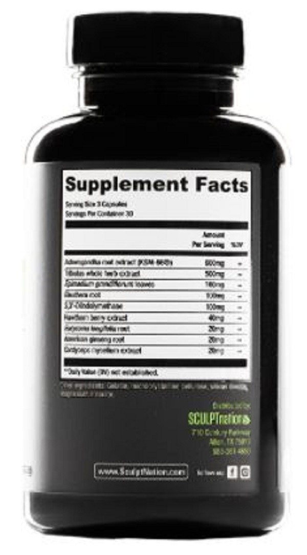 2 BOTTLES-TEST BOOST Max Sculptnation Build Muscle Men Fat Weight Loss -New