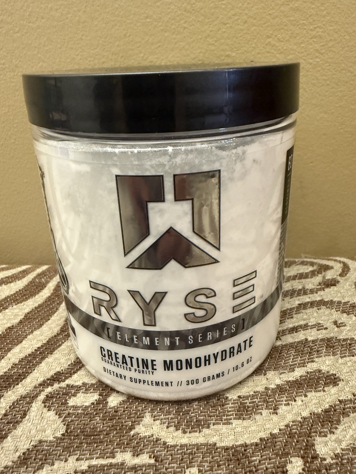 Ryse Element Series Creatine Monohydrate Powder – Size: 10.6 oz Exp 12/2027