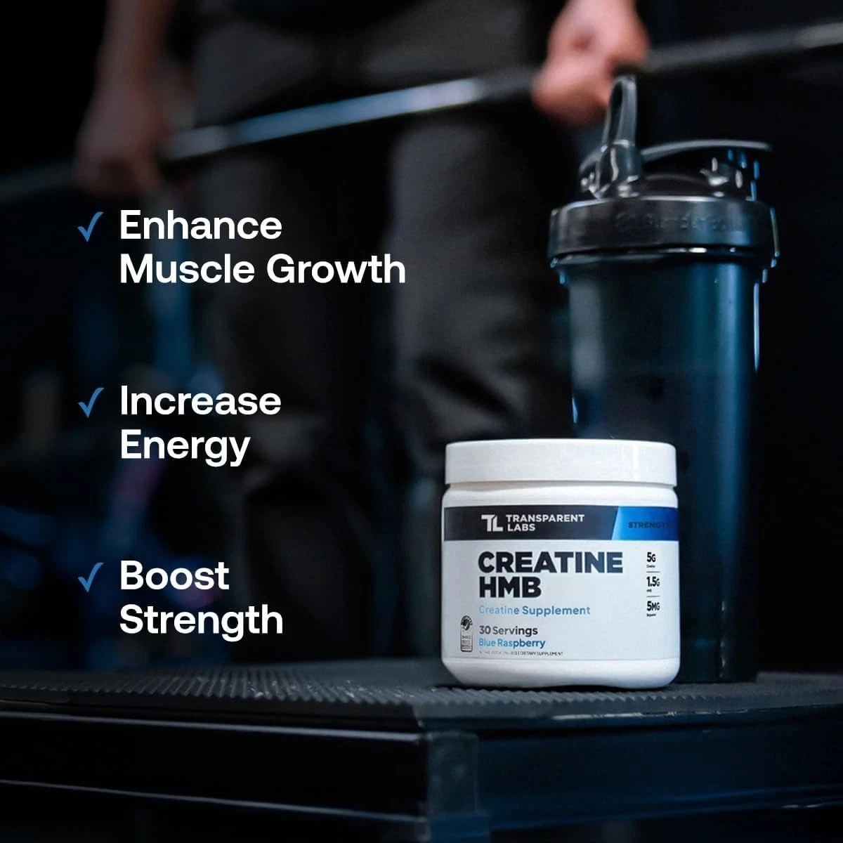 Strawberry Lemonade Creatine HMB – Proven Formula for Muscle Growth, 30 Servings