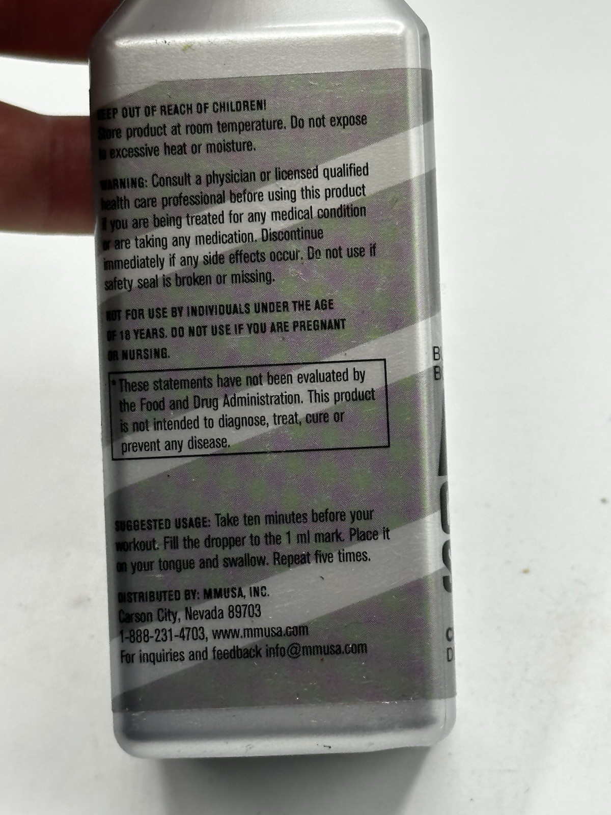 MM USA ATP+ Creatinol Serum Pre-Workout 5.1 fl oz Cherry New – EXP 11/2026
