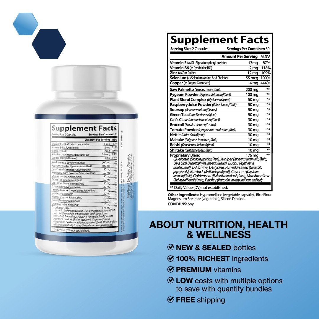 Prosta Peak- Support Supplement for Men – Urinary & Bladder Health-1 Bottle