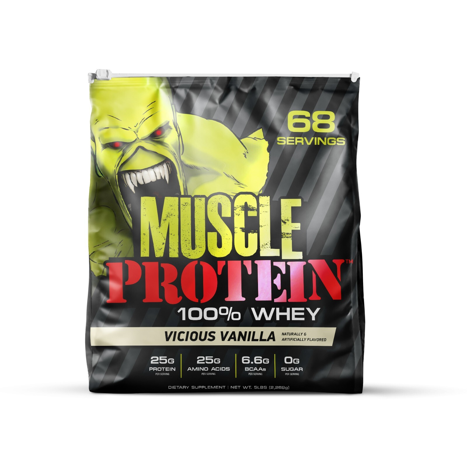 Muscle Whey Protein Powde , 15LB 204 Servings