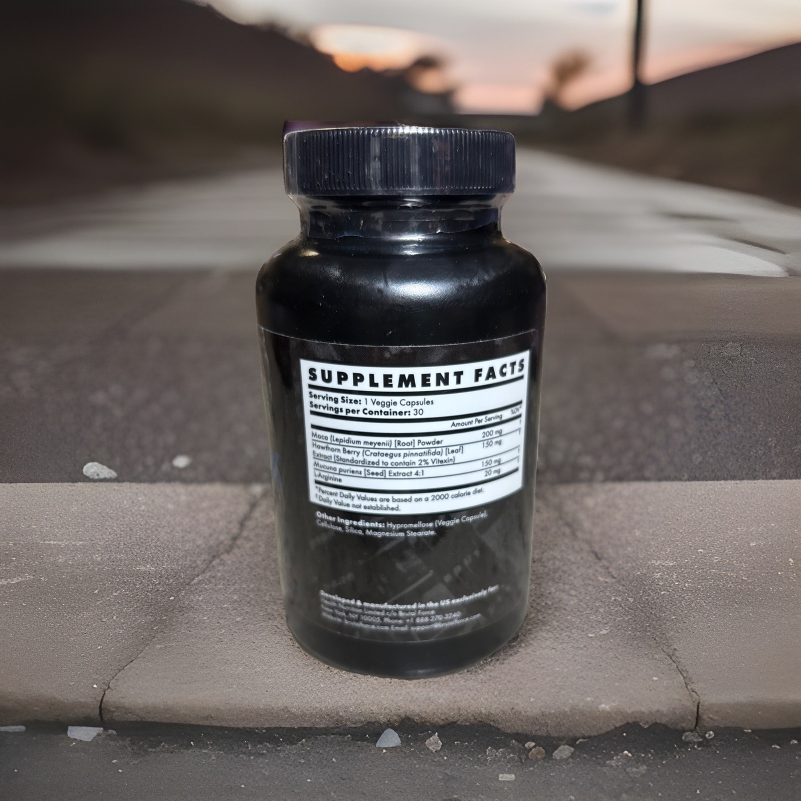 Brutal Force H Bulk Muscle Endurance Recovery Maca Test Booster 30 Caps 10/26