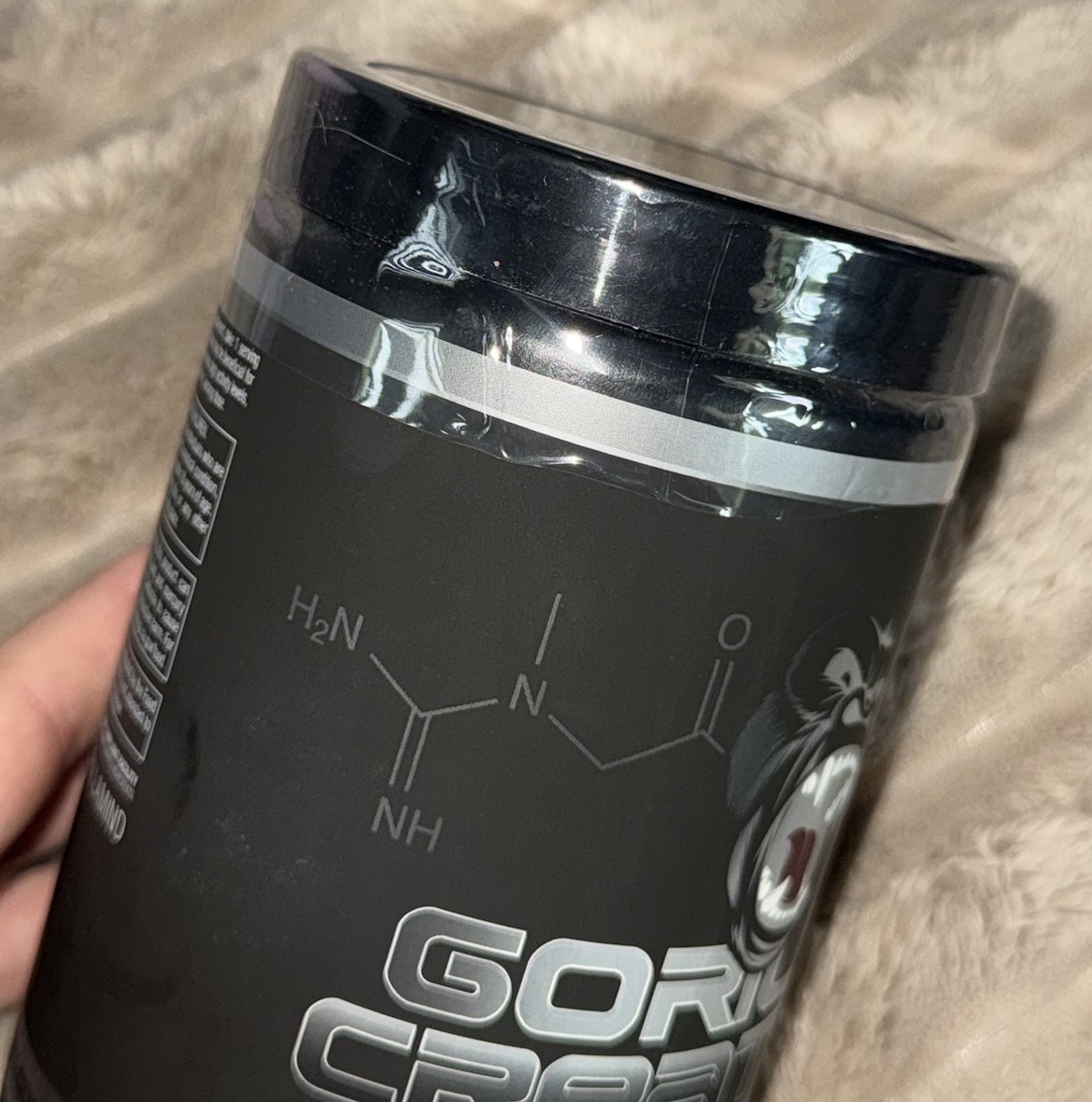 Gorilla Mind Micronized Creatine Monohydrate Powder Unflavored 100 Servings