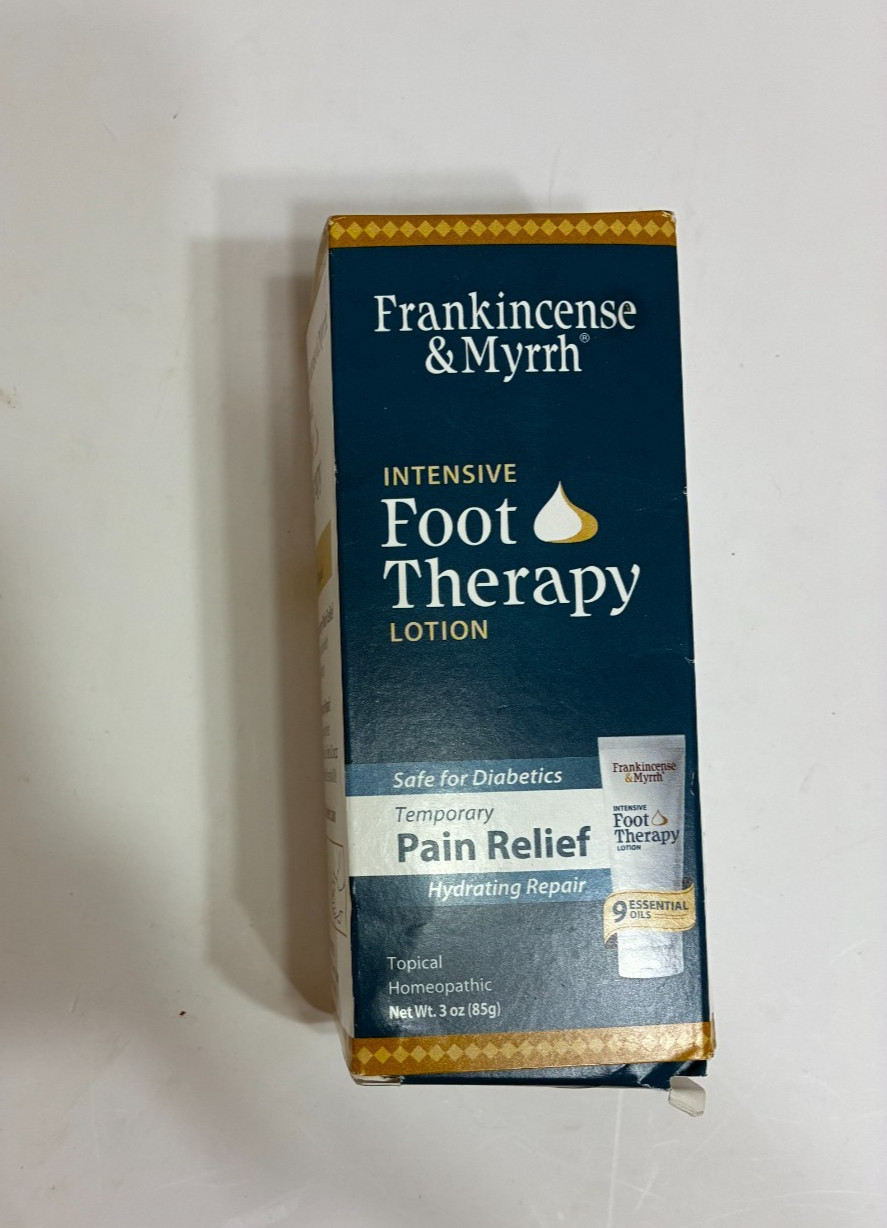 Frankincense & Myrrh Intensive Foot Therapy Lotion, Diabetic Relief, 3 oz