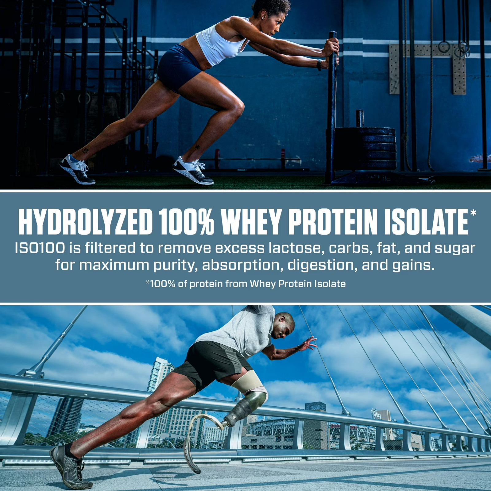 Dymatize ISO100 Hydrolyzed Whey Isolate Protein Powder, 25g Protein, Strawberry