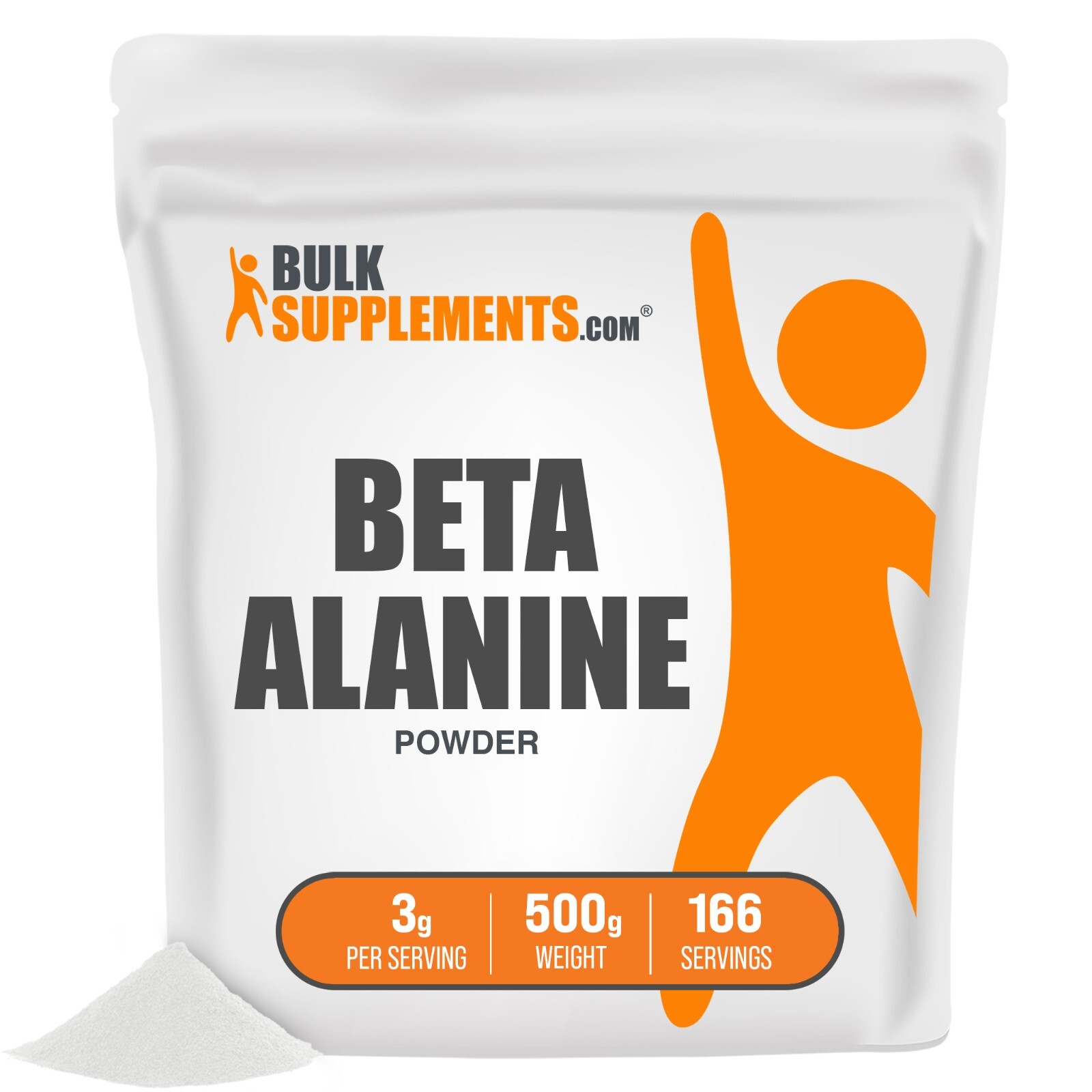 BulkSupplements Beta Alanine Powder – 3g Per Serving