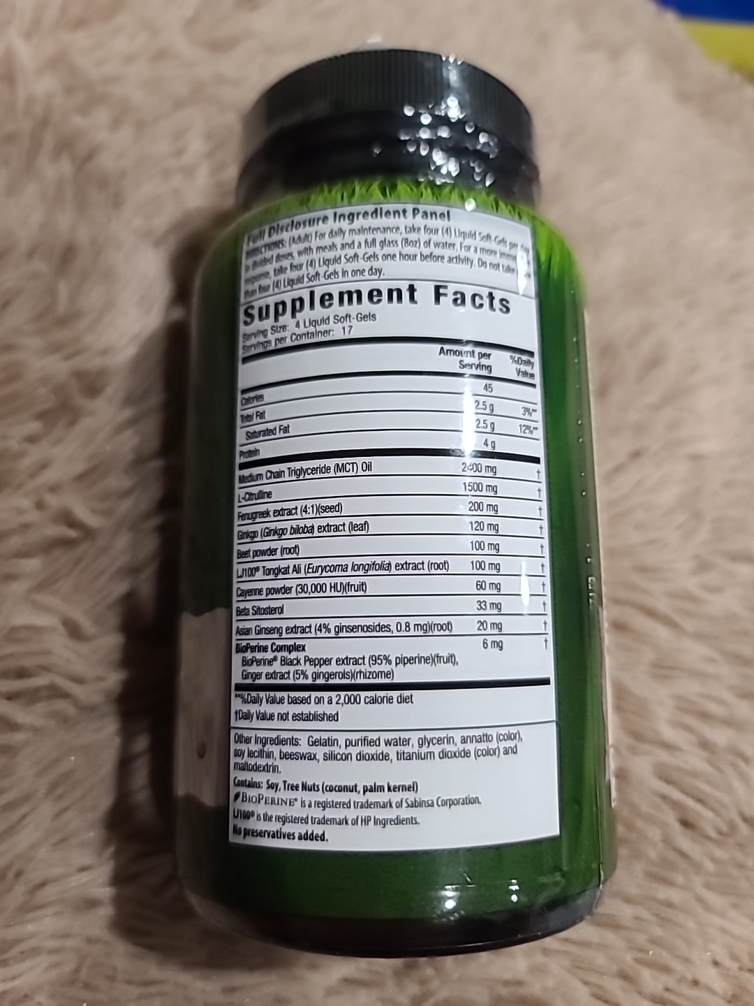 Irwin Naturals, Testerone MEGA BOOST RED, 56 Liquid Soft-Gels Exp. 11/26