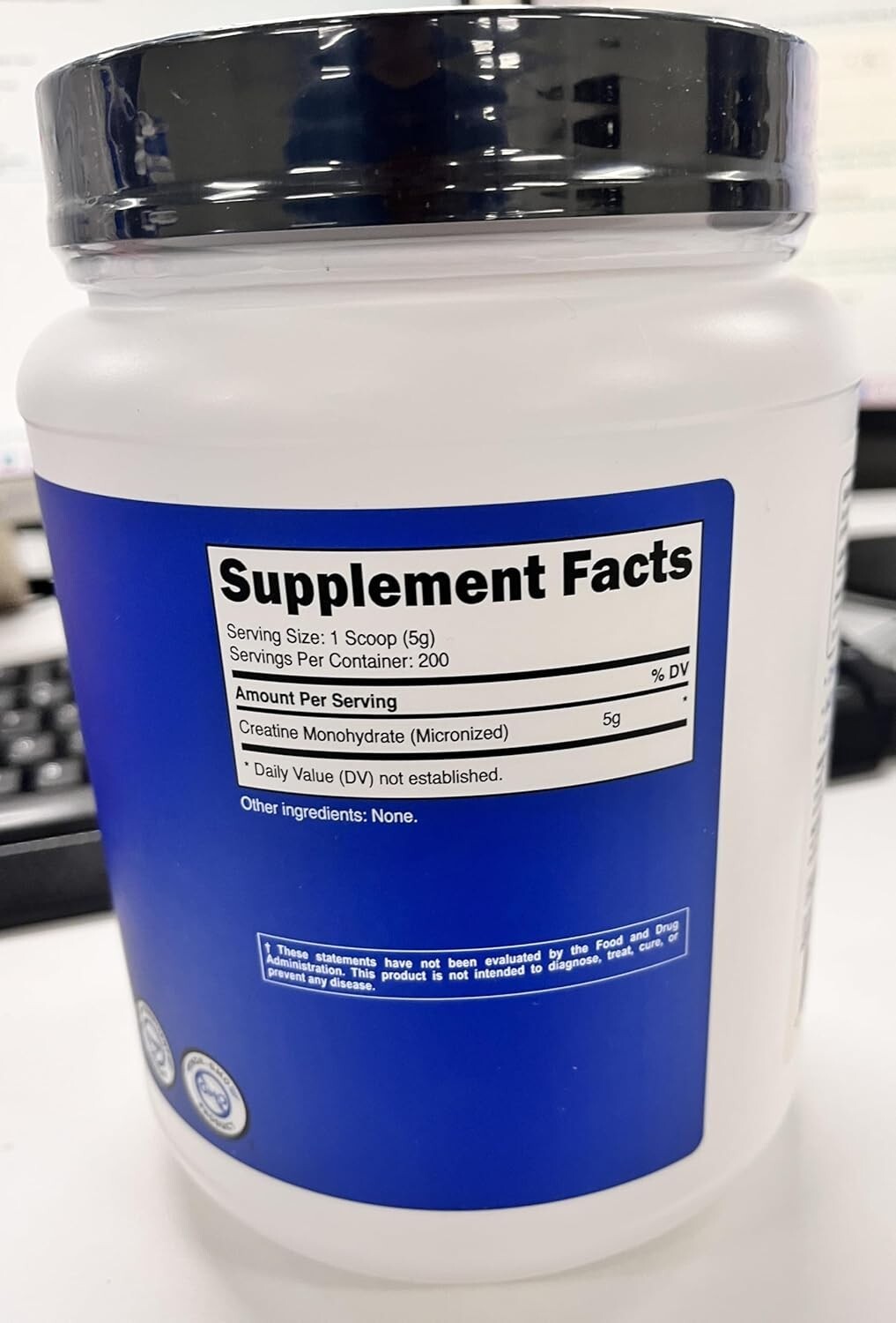High-Quality Micronized Creatine Monohydrate – 5g Per Serving, Friendly