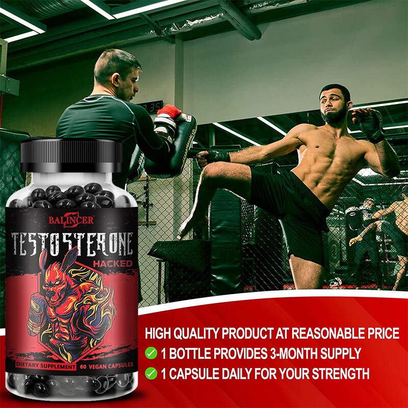 MUSCLE GROWTH + STRENGTH TESTOSTERON BOOSTER TEST CAPSULES