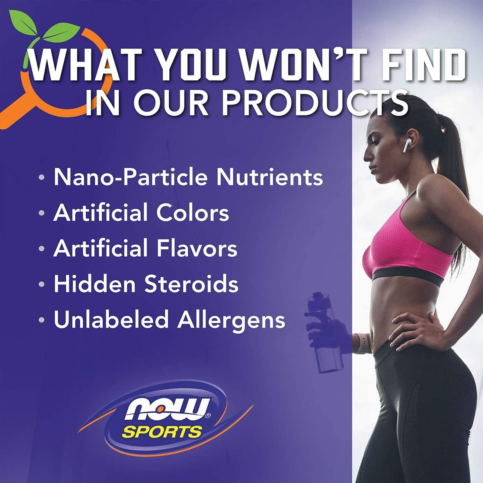 NOW FOODS Pea Protein Pure Unflavored Powder 2 lbs.
