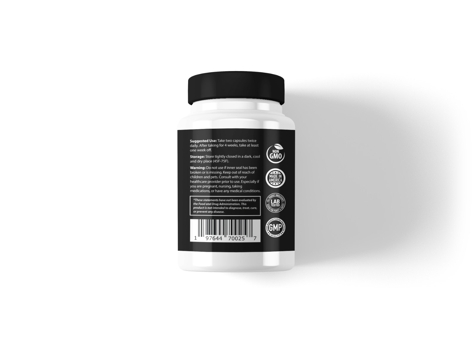 Natural Testosterone Booster Test Me by Crispy Supps 30 Servings