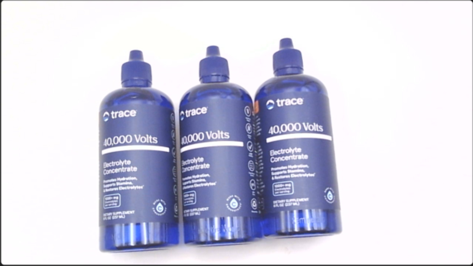 (3 Pack) 5/28 Trace Minerals 40,000 Volts – Supports Hydration, Energy, Muscles,