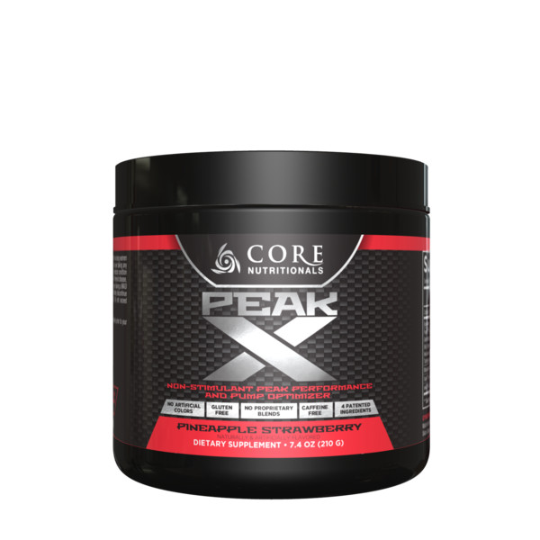 Core Nutritionals Peak X PREWORKOUT Non-Stimulant Peak Stamina & Pump Optimizer
