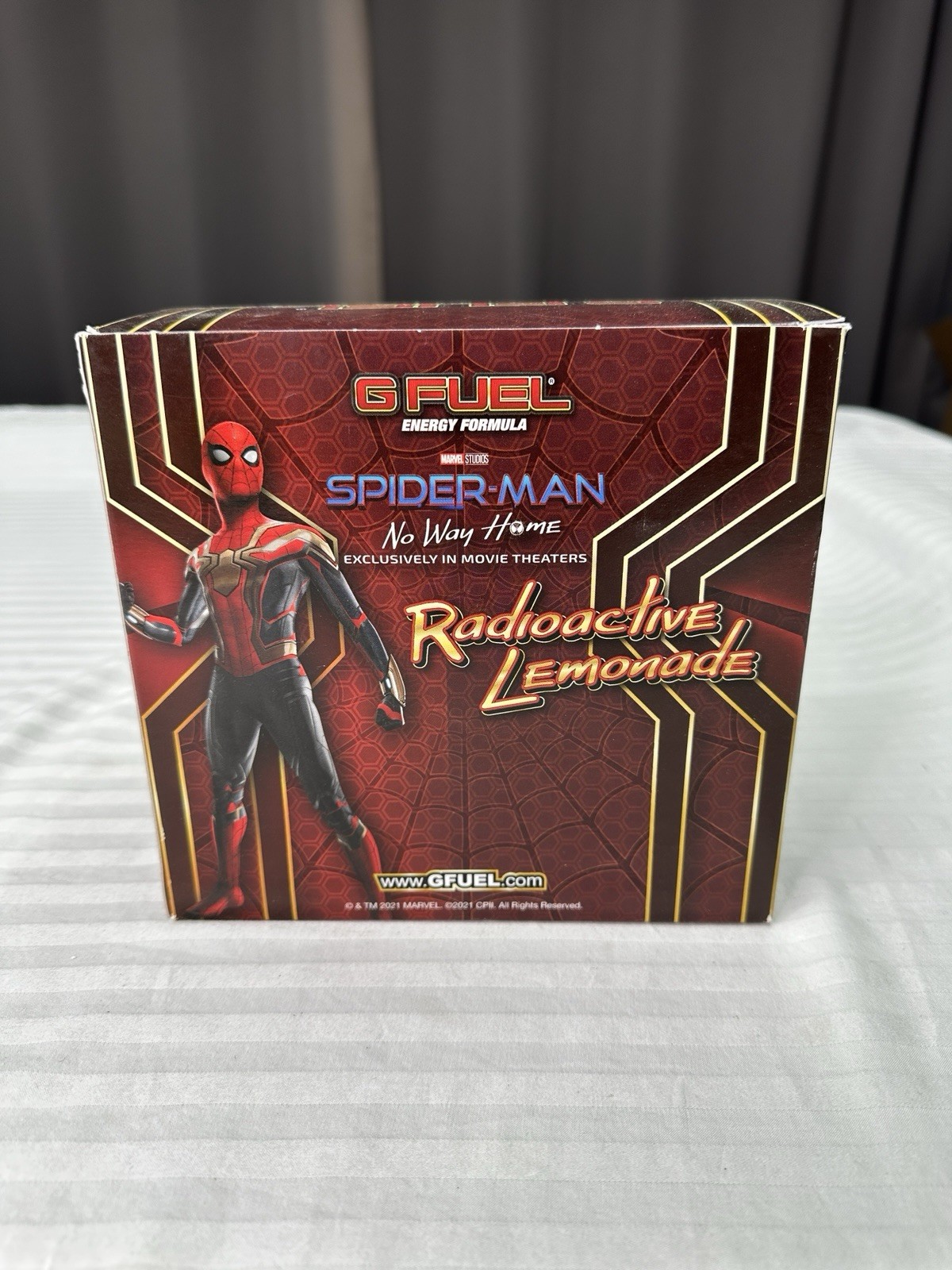 Spiderman No Way Home Radioactive Lemonade Gfuel Collectors Box