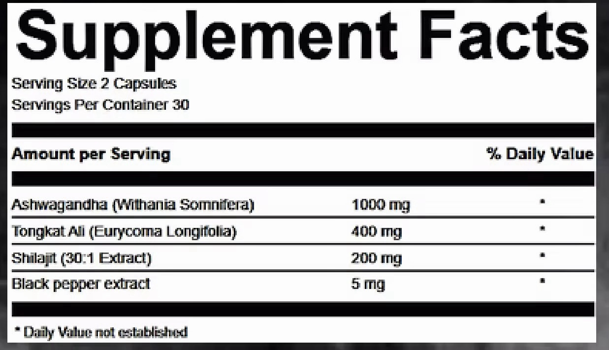 Natty Stack Test Booster | All Natural Muscle & Vitality Support | Lab Tested