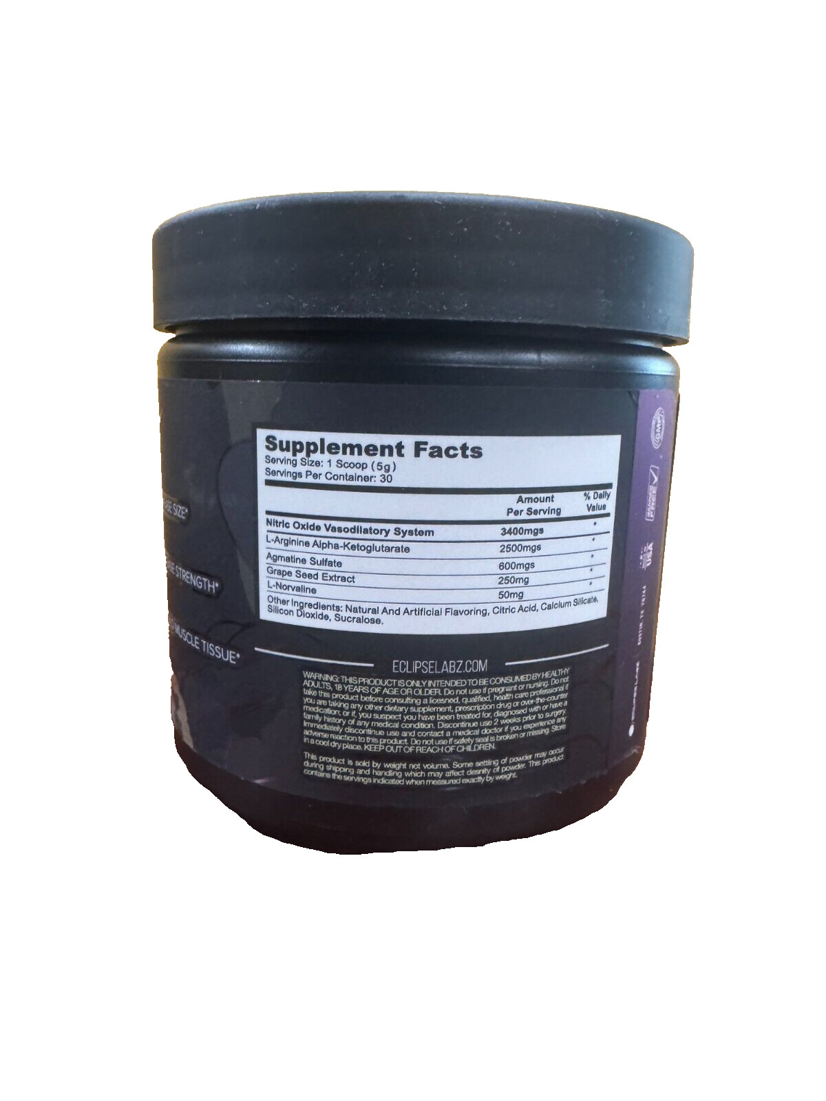 DARK STAR Eclipse Labz Extreme Pump Formula Pineapple Strawberry 12/2025