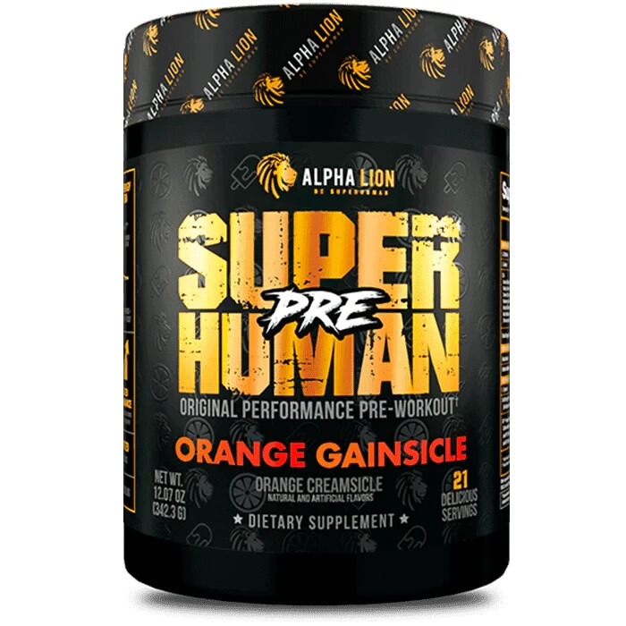 Alpha Lion Super Human Pre Original Hardcore Pre Workout 42 Scoops 5 Flavors New