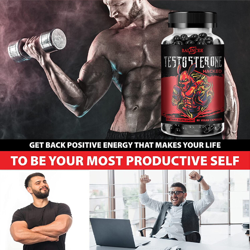 MUSCLE GROWTH + STRENGTH TESTOSTERON BOOSTER TEST CAPSULES