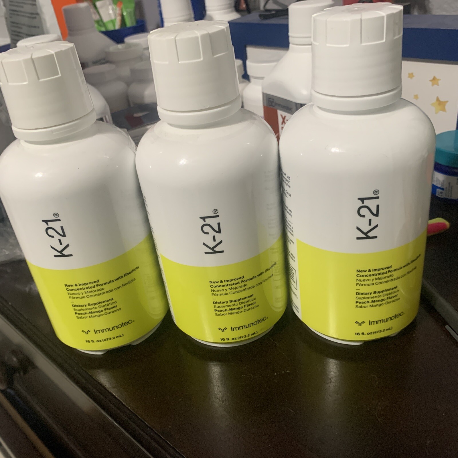 NEW & IMPROVED K-21 by IMMUNOTEC 16 fl.oz. BOTTLE.