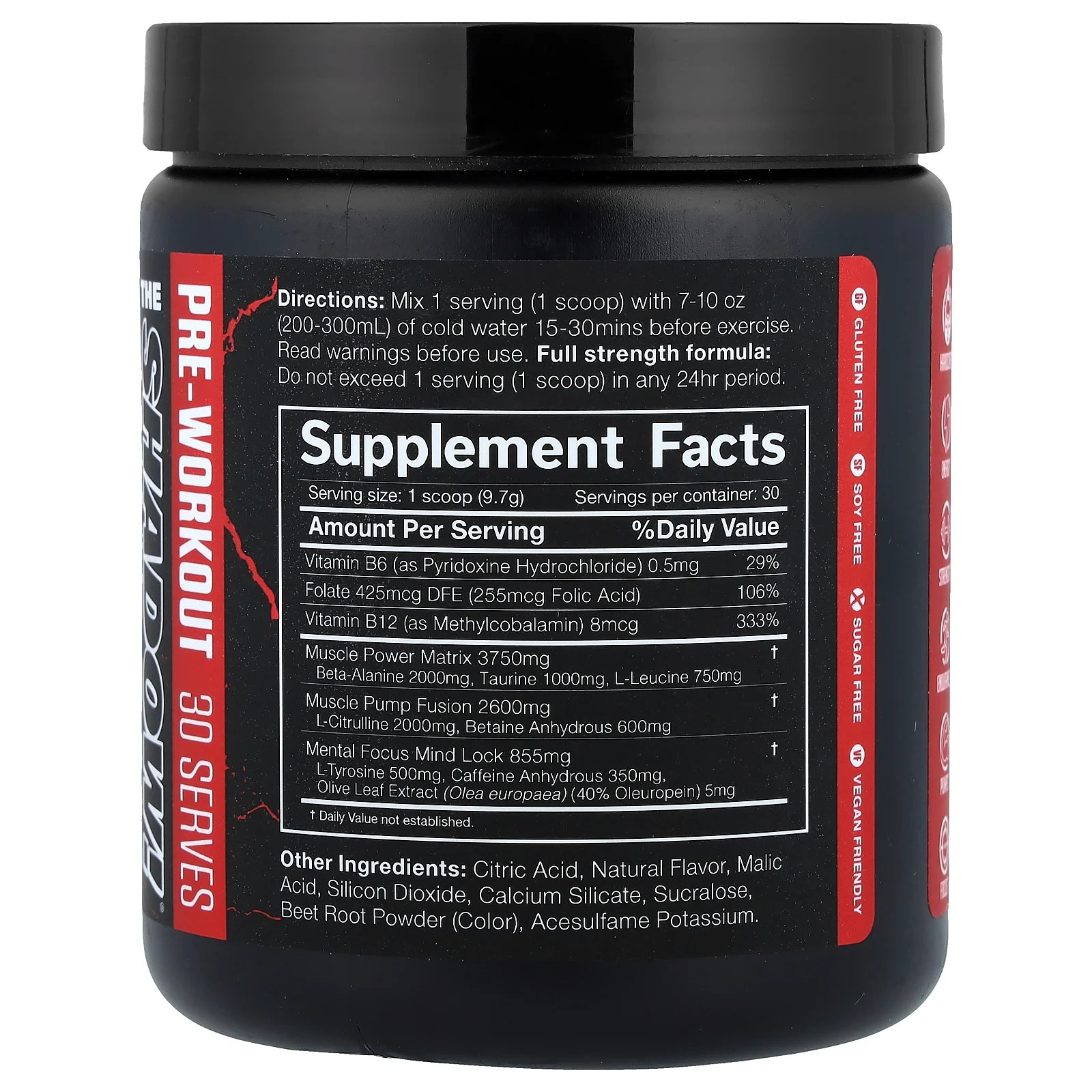 The Shadow!®, Pre-Workout, Watermelon, 10.3 oz (291 g) PACK OF 2