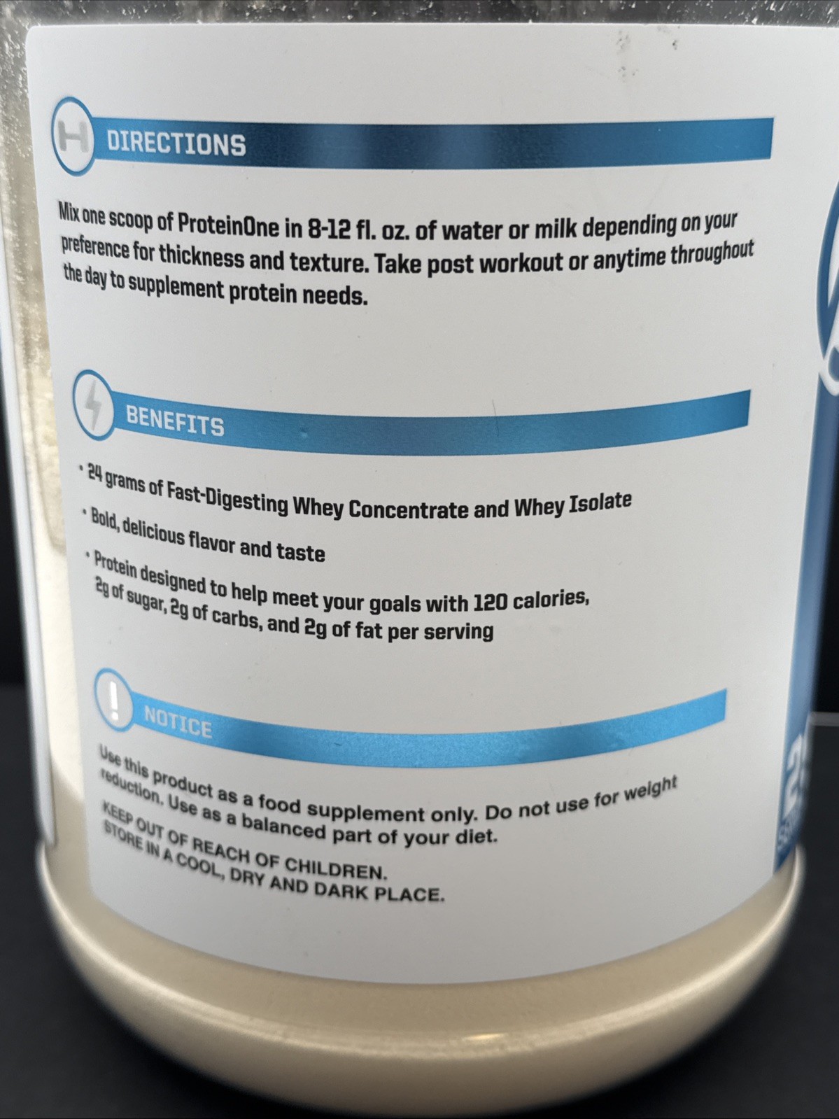 NutraOne ProteinOne Whey Protein Promote Recovery and Build Muscle with a Shake