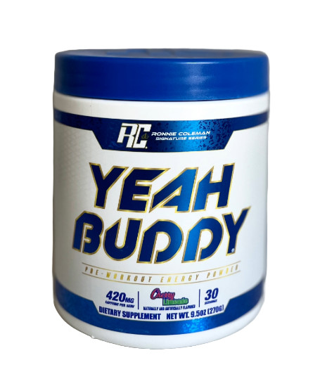Ronnie Coleman, Yeah Buddy, Pre-Workout Powder, Cherry Limeade, 270g (09/2027)