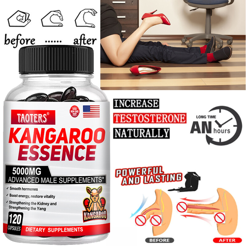 New Zealand Kangaroo Essence w/ Maca 120 Capsules Support Men’s Health – NEW